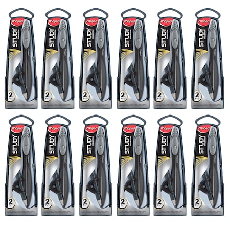 Maped Metal Study Compass, PK12 119410TA